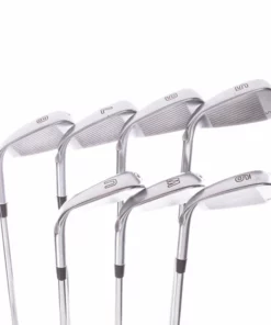 Ping G410 Steel Men's Right Hand Irons 5-PW+GW Green Dot Stiff - Dynamic Gold S300 -Second Hand Clubs Sales sh hc18020b