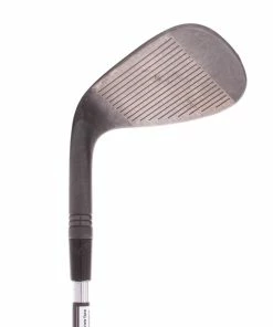TaylorMade Milled Grind 2 SB Black Steel Men's Right Hand Lob Wedge 56 Degree 12 Bounce Stiff - Dynamic Gold S200 -Second Hand Clubs Sales sh hc18545b 1