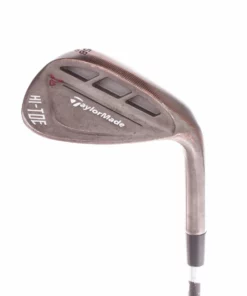 TaylorMade Milled Grind Hi -Toe Raw SB Steel Men's Right Hand Lob Wedge 58* 6 Bounce Wedge - KBS Hi Rev 2.0