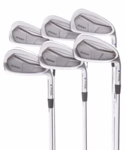 Ping I200 Men's Right Hand Steel Irons 5-PW Blue Dot Stiff - Ping AWT 2.0