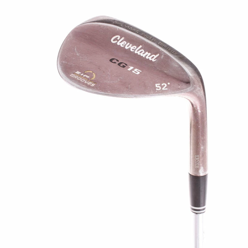 Cleveland CG15 Gap Wedge 52 Degree Steel Men's Right Hand Wedge - Cleveland Traction 3 Cleveland CG15 Gap Wedge 52 Degree Steel Men's Right Hand Wedge - Cleveland Traction