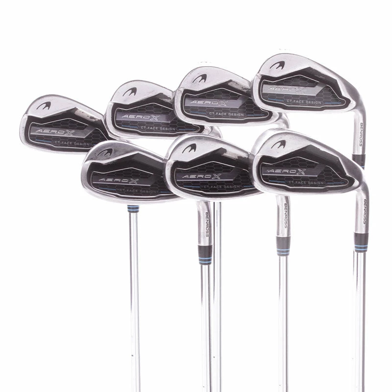Aero X CT Face Steel Men's Right Hand Irons 5-SW Regular - KBS Tour 105 3 Aero X CT Face Steel Men's Right Hand Irons 5-SW Regular - KBS Tour 105