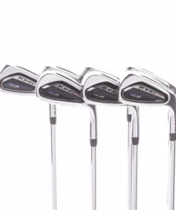 Cobra F9 One Length Steel Men's Right Hand Irons 5-GW Regular - KBS Tour 110