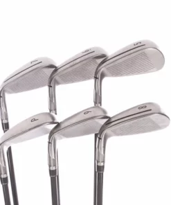 TaylorMade Stealth Graphite Men's Right Hand Irons 5-PW Stiff - Ventus Red 7S -Second Hand Clubs Sales sh hc21187b