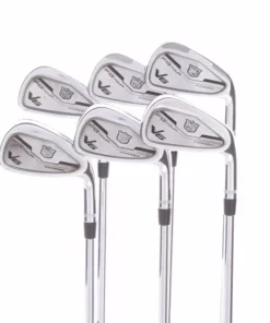 Wilson Staff V6 Steel Men's Right Hand Irons 4-9 Extra Stiff - Dynamic Gold X100