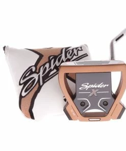 TaylorMade Spider X Copper Single Bend Men's Right Putter 33 Inches - Iomic Baby Blue