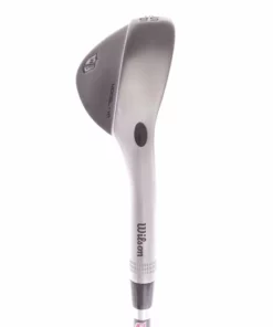 Wilson Staff Model HT Brushed Steel Steel Men's Right Sand Wedge 56 Degree 10 Bounce Stiff - Dynamic Gold 120 S300 -Second Hand Clubs Sales sh hc21520c