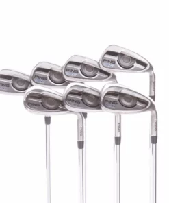 Ping G-Series Steel Men's Right Irons 6-SW+GW Silver Dot Regular - Ping AWT 2.0
