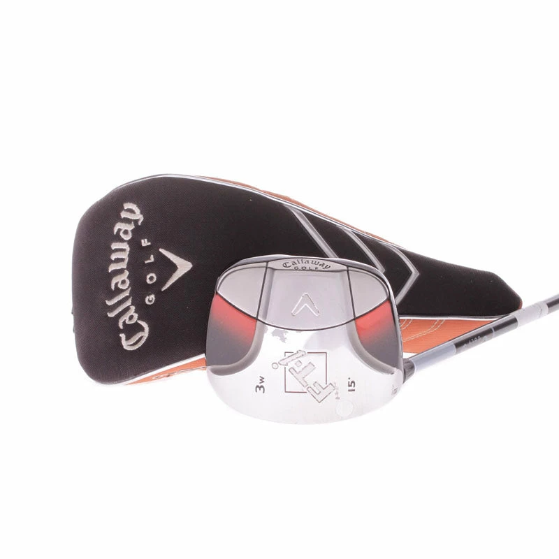 Callaway FTI Graphite Men's Left Hand Fairway 3 Wood 15 Degree Regular - Fujikura Fit On 3 Callaway FTI Graphite Men's Left Hand Fairway 3 Wood 15 Degree Regular - Fujikura Fit On