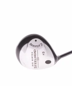 Callaway Big Bertha Steelhead III Graphite Men's Left Hand Fairway 3 Wood 15 Degree Firm - System III