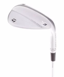 TaylorMade Milled Grind 3 Satin Chrome SB Steel Men's Right Hand Lob Wedge 58 Degree 11 Bounce Stiff - Dynamic Gold