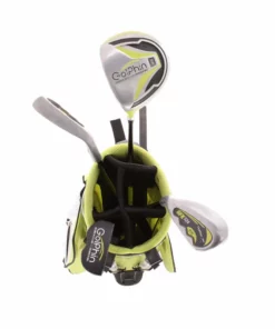 Golphin GFK 526 Five Piece Set Graphite Junior Left Hand Driver,7 Iron,Wedge,Putter & Bag Junior - Golphin 9 Golphin GFK 526 Five Piece Set Graphite Junior Left Hand Driver,7 Iron,Wedge,Putter & Bag Junior - Golphin -Second Hand Clubs Sales sh hc22202b