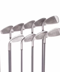 Omen Rogue Graphite Men's Right Hand Irons 3-SW Regular - Aldila Pro Attack -Second Hand Clubs Sales sh hc22593c