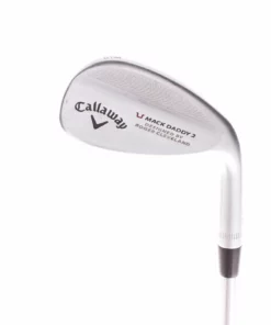 Callaway Mackdaddy 2 Chrome S Grind Steel Men's Right Hand Lob Wedge 58 Degree 10 Bounce Stiff - Project X 6.0