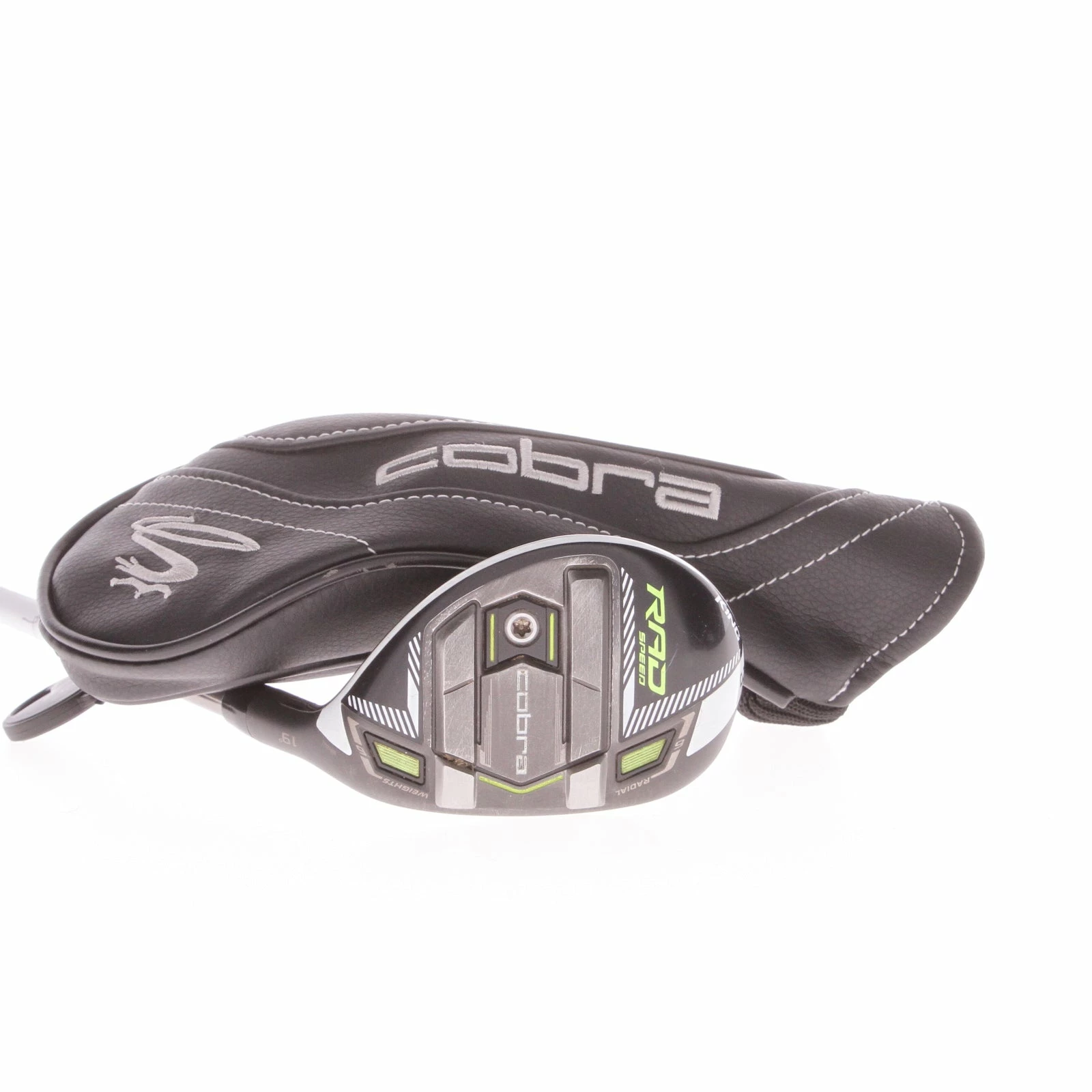 Cobra Rad Speed Graphite Men's Right Hand 3 Hybrid 19 Degree Regular - UST Recoil F3 3 Cobra Rad Speed Graphite Men's Right Hand 3 Hybrid 19 Degree Regular - UST Recoil F3
