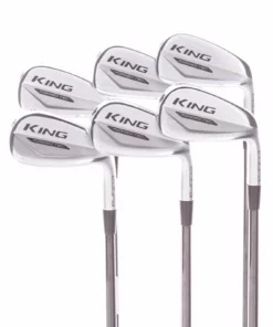 Cobra King Cobra Forged Tec Steel Men's Right Hand Irons 5-PW 1/2" Long 2* Up Extra Stiff - KBS S Taper 130