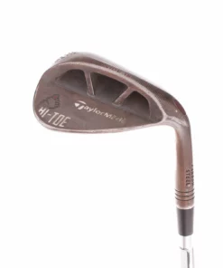 TaylorMade Hi Toe Wide Copper Steel Men's Right Hand Lob Wedge 58 Degree 15 Bounce Wedge - KBS Hi Rev 2.0 115