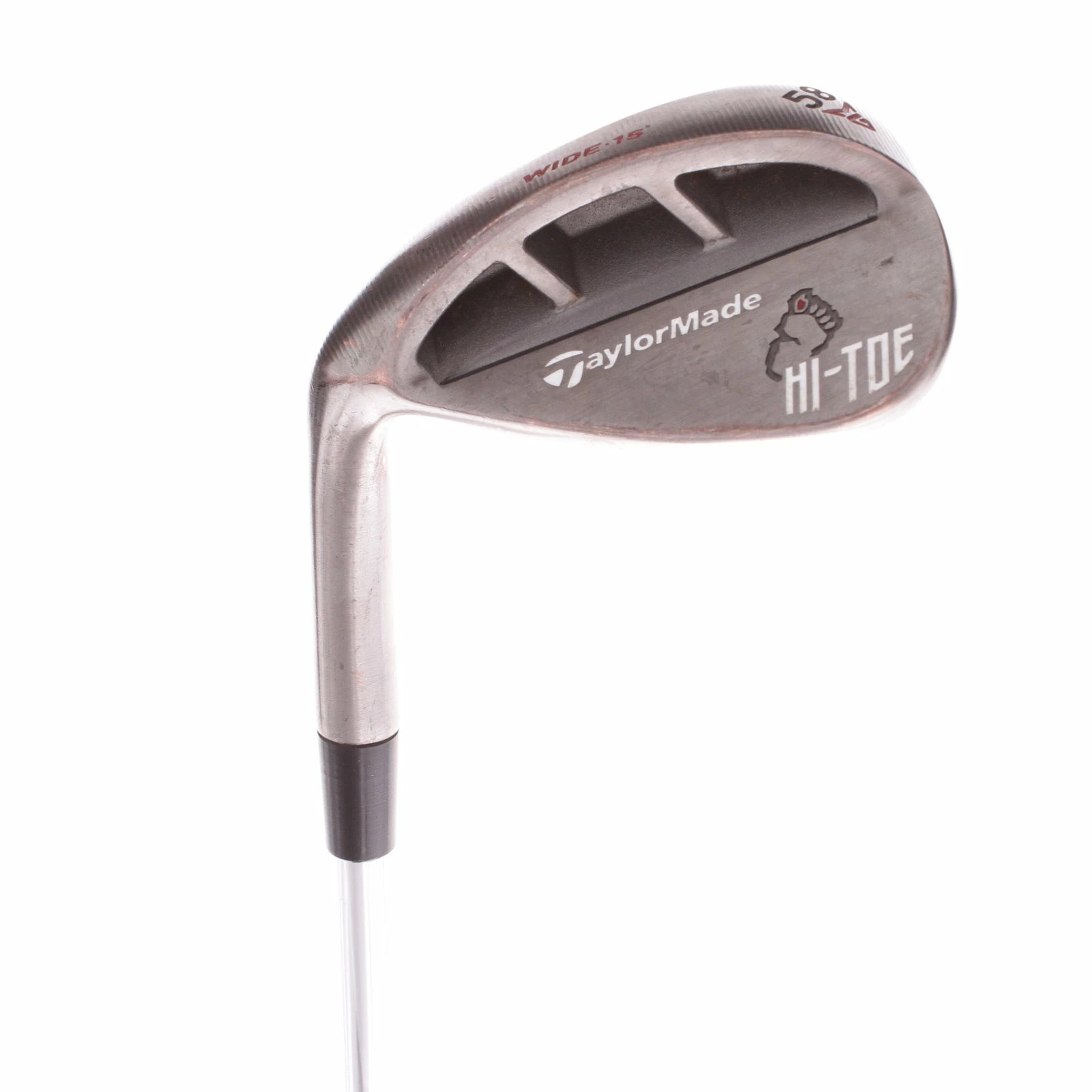 TaylorMade Hi Toe Big Foot Copper Steel Men's Left Hand Lob Wedge 58 Degree 15 Bounce Wedge - KBS Hi Rev 2.0 115g 3 TaylorMade Hi Toe Big Foot Copper Steel Men's Left Hand Lob Wedge 58 Degree 15 Bounce Wedge - KBS Hi Rev 2.0 115g