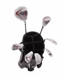 Ben Sayers M8 Steel Men's Right Hand 3 Wood,4 Hybrid,Irons 6,8,P,SW & Putter & Bag Uniflex - Ben Sayers -Second Hand Clubs Sales sh hc22986c