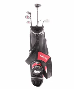 Ben Sayers M8 Steel Men's Right Hand 3 Wood,4 Hybrid,Irons 6,8,P,SW & Putter & Bag Uniflex - Ben Sayers -Second Hand Clubs Sales sh hc22986e
