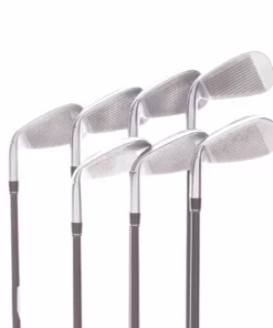 TaylorMade RBlades Graphite Men's Right Hand Irons 5-SW Regular - Rocketfuel 65 -Second Hand Clubs Sales sh hc23086c