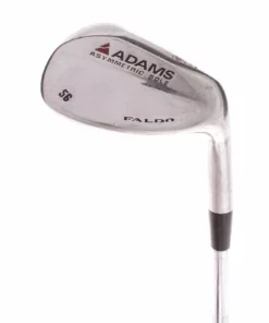 Adams® Adams Golf Asymmetric Sole Faldo Steel Men's Right Hand Sand Wedge 56 Degree Stiff - Dynamic Gold