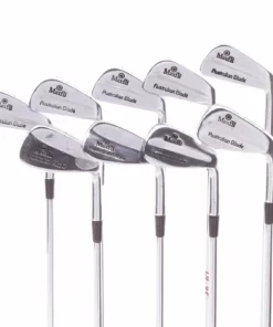 Dunlop Maxfli Australian Blade Steel Men's Right Hand Irons 3-SW Regular - Dynamic Gold R300