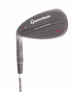 TaylorMade Milled Grind Black SB Steel Men's Left Hand Sand Wedge Wedge - Dynamic Gold