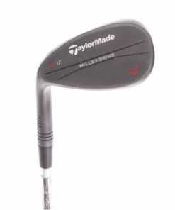 TaylorMade Milled Grind Black SB Steel Men's Left Hand Sand Wedge Wedge - Dynamic Gold -Second Hand Clubs Sales sh hs2738a 1