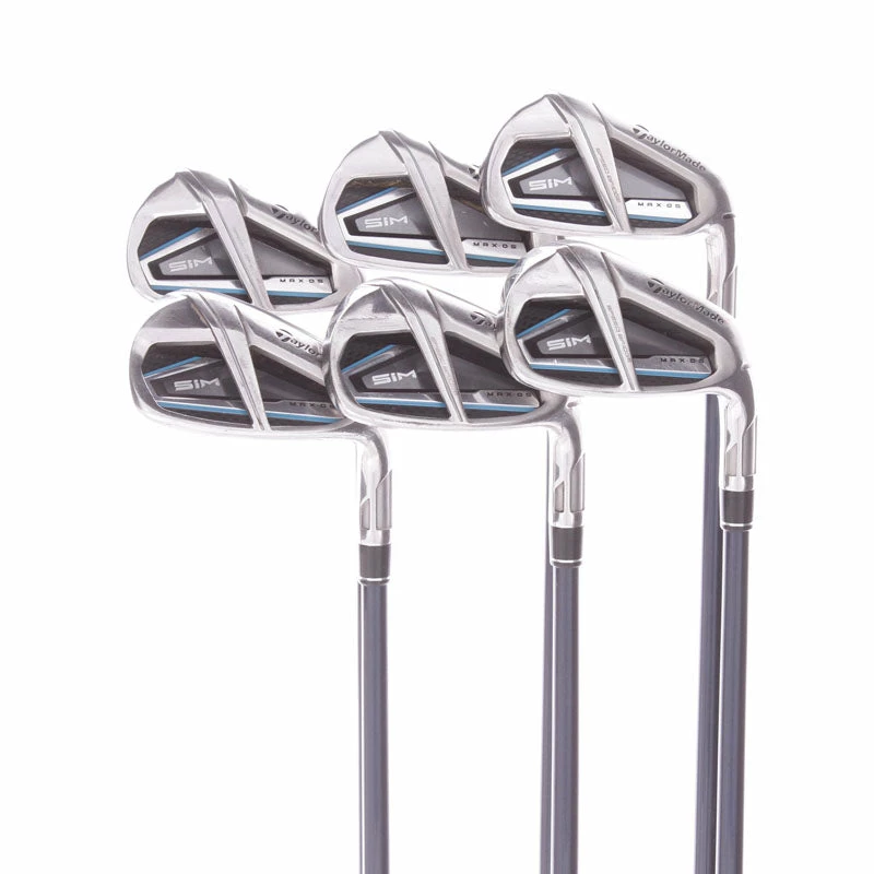 TaylorMade Sim Max OS Graphite Men's Right Hand Irons 6-PW+AW Senior - Fujikura Ventus 5 3 TaylorMade Sim Max OS Graphite Men's Right Hand Irons 6-PW+AW Senior - Fujikura Ventus 5