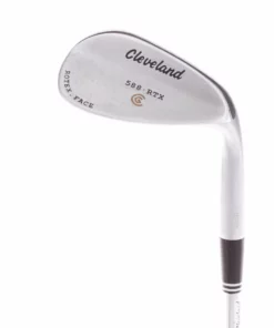 Cleveland 588 RTX Satin Chrome Steel Men's Right Hand Gap Wedge 54 Degree 12 Bounce Wedge - Dynamic Gold -Second Hand Clubs Sales sh hs52930a 1