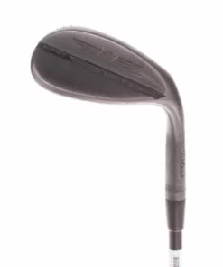 Titleist Vokey SM8 Jet Black D-Grind Steel Men's Right Hand Lob Wedge 60 Degree 12 Bounce Wedge - BV Design Black -Second Hand Clubs Sales sh hs53518a 1