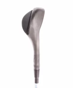 Titleist Vokey SM8 Jet Black D-Grind Steel Men's Right Hand Lob Wedge 60 Degree 12 Bounce Wedge - BV Design Black -Second Hand Clubs Sales sh hs53518c