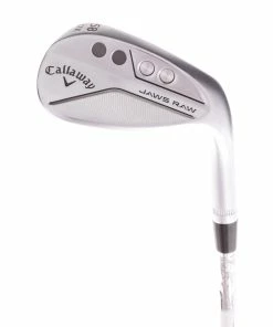 Callaway Jaws Raw X Grind Steel Men's Right Hand Lob Wedge 58 Degree 12 Bounce Wedge - Dynamic Gold Spinner