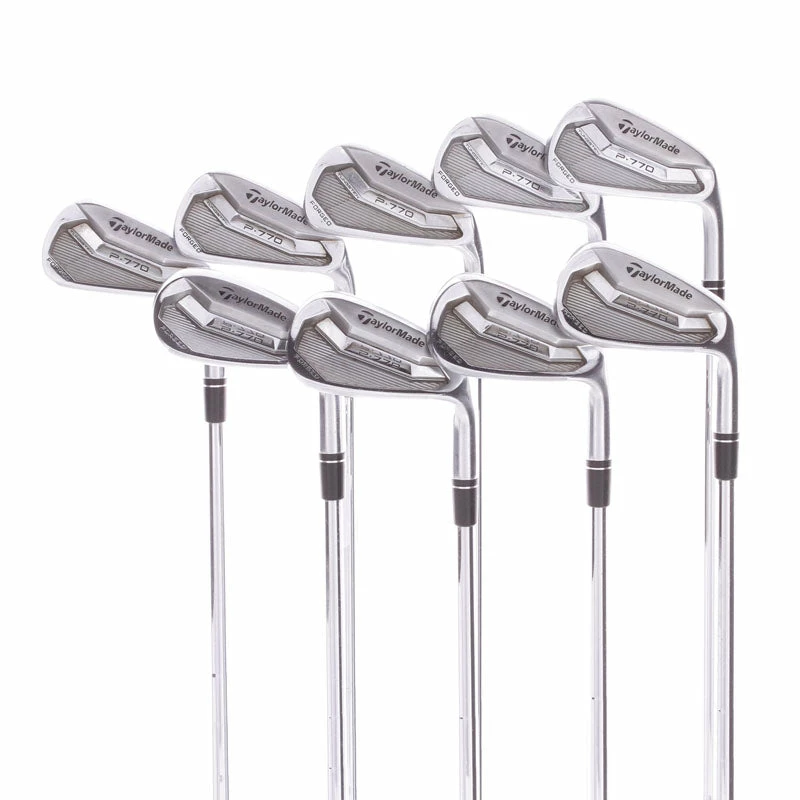 TaylorMade P-770 Steel Mens Right Hand Hand Irons 3-PW Plus AW Regular - KBS Tour FLT 110 3 TaylorMade P-770 Steel Mens Right Hand Hand Irons 3-PW Plus AW Regular - KBS Tour FLT 110