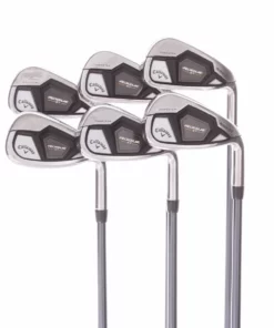Callaway Rogue ST Max OS Graphite Mens Right Hand Irons 5-PW Stiff - Recoil Dart F4