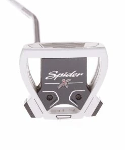 Taylormade Spider X Chalk/White Mens Left Hand Putter 34 Inches - Super Stroke -Second Hand Clubs Sales sh ir1630b 1