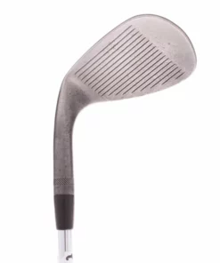 Titleist Vokey SM7 Jet Black M-Grind Steel Mens Right Hand Lob Wedge 58 Degree 8 Bounce Stiff - True Temper AMT Red -Second Hand Clubs Sales sh ir1655b 1