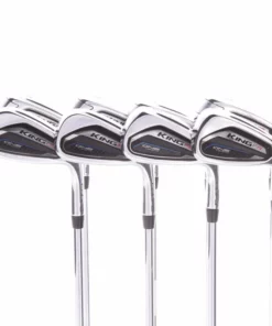 Cobra F9 One Length Steel Men's Right Irons 4-GW Stiff - KBS Tour 80/90/120