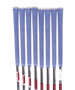 Cobra F9 One Length Steel Men's Right Irons 4-GW Stiff - KBS Tour 80/90/120 -Second Hand Clubs Sales sh ir1674e