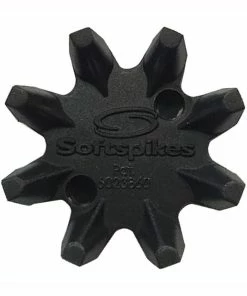 Masters SoftSpikes Black Widow Fit Q Cleats -Second Hand Clubs Sales side open of wilson staff wheel bag 2 1