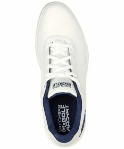 Skechers Go Golf Drive 5 Waterproof Spikeless Shoes - White/Navy -Second Hand Clubs Sales skechers go golf drive 5 spikeless shoes whitenavy 4