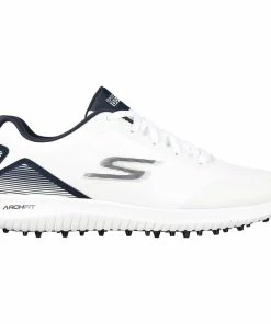 Skechers Go Golf Max 2 Spikeless Shoes - White/Navy