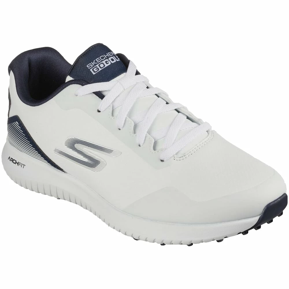 Skechers Go Golf Max 2 Spikeless Shoes - White/Navy 7 Skechers Go Golf Max 2 Spikeless Shoes - White/Navy - Image 5