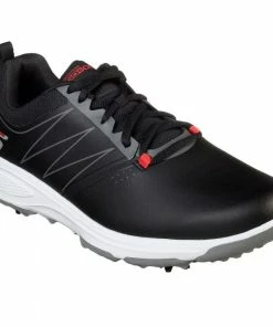 Skechers Go Golf Torque Spiked Waterproof Shoes - Black/Red -Second Hand Clubs Sales skechers go golf torque black red 2