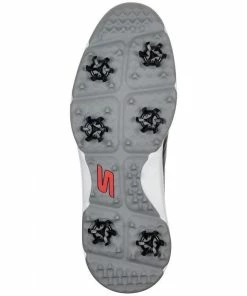 Skechers Go Golf Torque Spiked Waterproof Shoes - Black/Red -Second Hand Clubs Sales skechers go golf torque black red 4