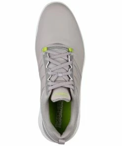 Skechers Go Golf Torque Spiked Waterproof Shoes - Grey/Lime -Second Hand Clubs Sales skechers go golf torque spiked shoes grey lime 3