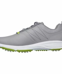 Skechers Go Golf Torque Spiked Waterproof Shoes - Grey/Lime -Second Hand Clubs Sales skechers go golf torque spiked shoes grey lime 5