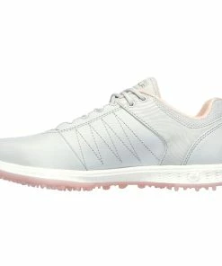 Skechers Ladies Go Golf Pivot Spikeless Shoes - Light Grey/Pink -Second Hand Clubs Sales skechers ladies go golf pivot spikeless shoes light greypink 3