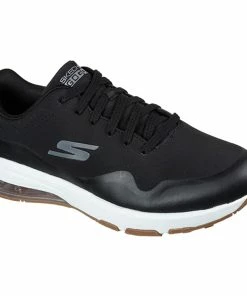 Skechers Ladies GO GOLF Skech-Air DOS Spikeless Shoes - Black/Gold -Second Hand Clubs Sales sketchers go golf skech air dos blackgold 5